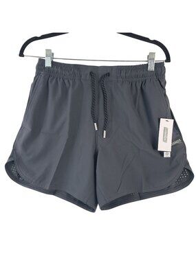 NEW Legends Luka 5" Lined Athletic Shorts Men's Charcoal Gray Reflective Sz S